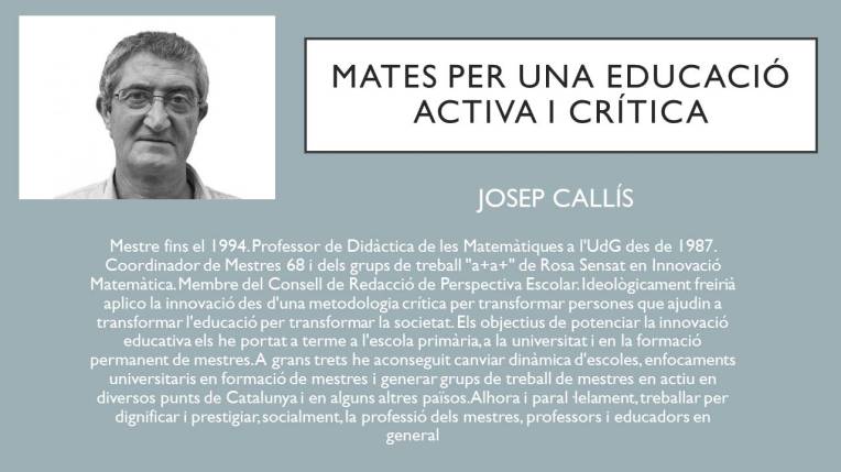 Xerrada Josep Callis